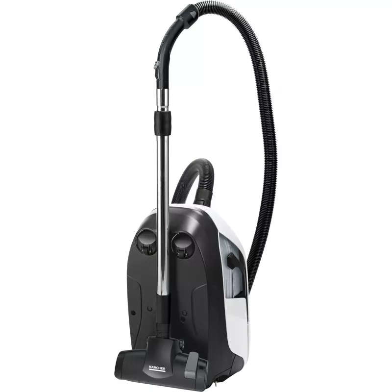 Aspirador de suelo Kärcher DS 6 — limpieza en seco, 650 W, capacidad de polvo de 2 l, HEPA 13, radio de acción de 10,2 m, tubo telescópico