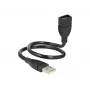 Cable USB DeLOCK 35cm USB 2.0 83498 negro