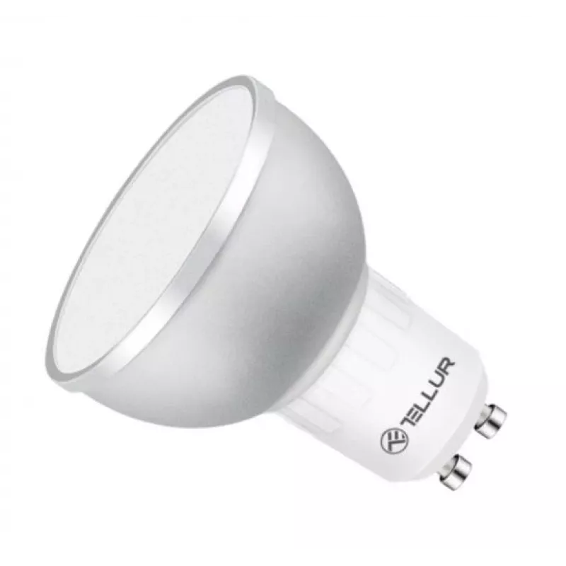 Bombilla inteligente LED Tellur GU10 5W RGB regulable – casquillo GU10, 5 W, RGB, control inteligente