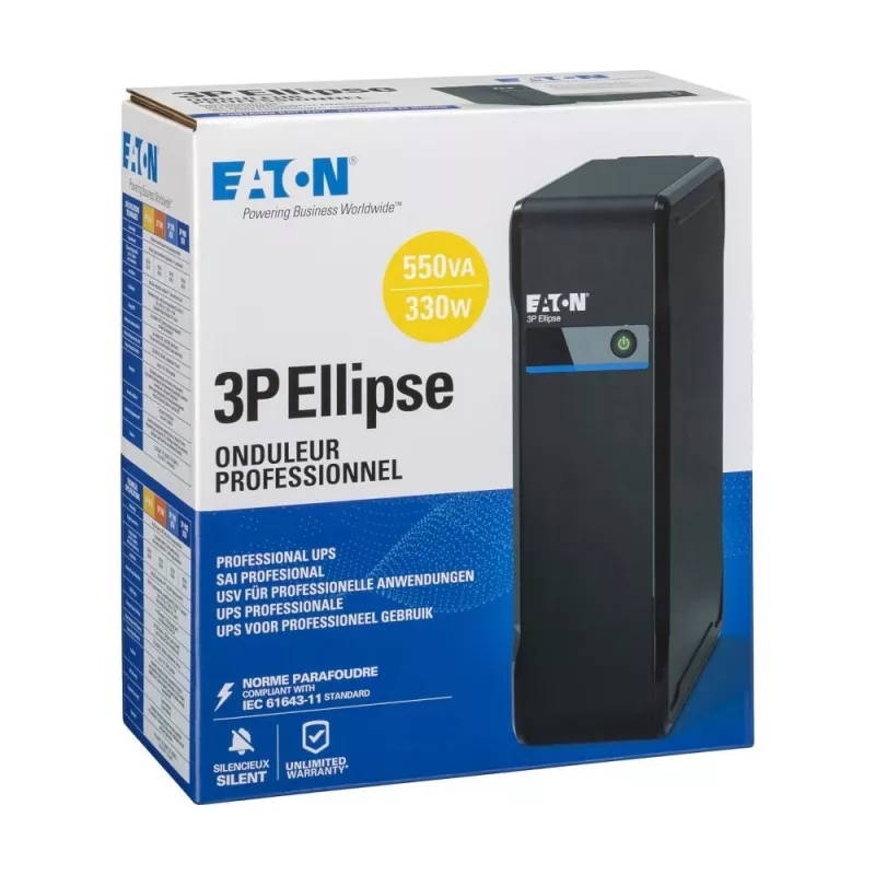 SAI Eaton 3P550I standby offline 0,55 kVA 330 W 4 salidas AC