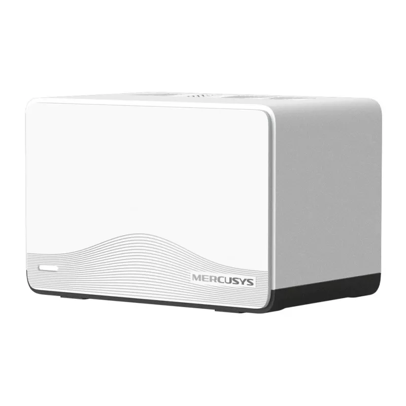 Mercusys Halo H27BE (3 uds.) BE3600 sistema Mesh Wi-Fi 7 para toda la casa, doble banda 688 + 2880 Mbps, MU-MIMO, puertos 1x 2,5 Gbps + 2x 1 Gbps, antenas internas, hasta 650 m2