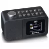 Lenco CR-625BK radiodespertador DAB+/FM con Bluetooth y carga inalámbrica, negro