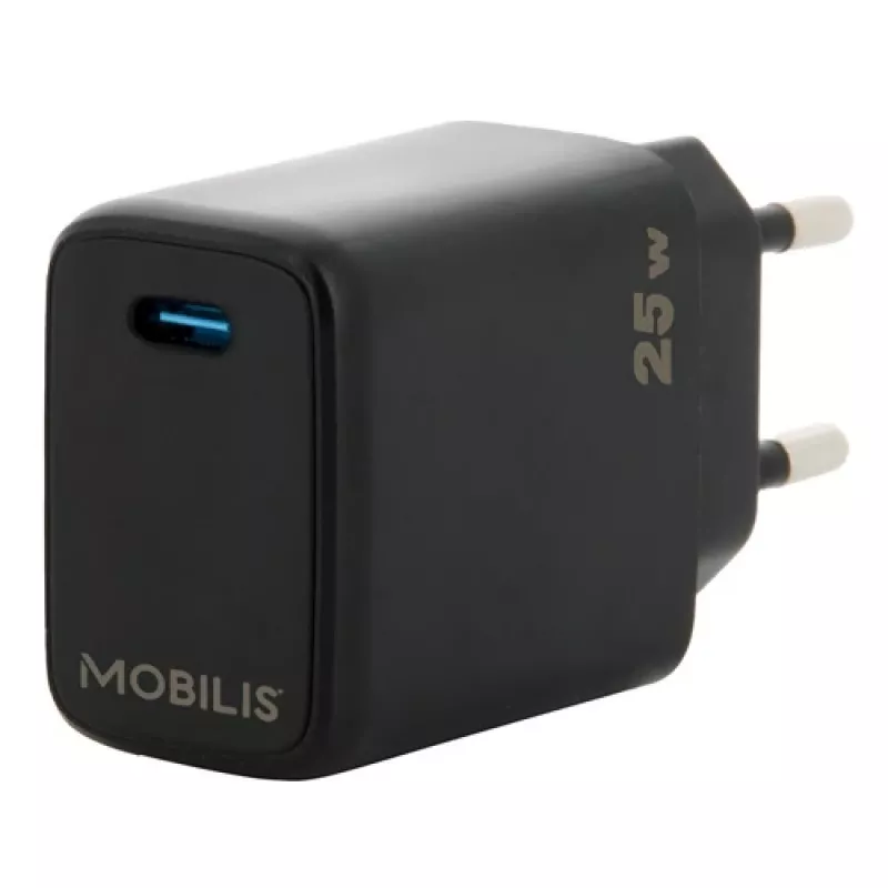 Cargador para dispositivos móviles Mobilis 001380 Universal Negro AC Carga rápida