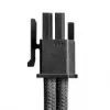 Conjunto de cables CableMod C-Series Pro ModMesh para fuentes de alimentación Corsair Type 5 RMx Shift, 2x 12V-2x6, StealthSense, carbono, 65 cm