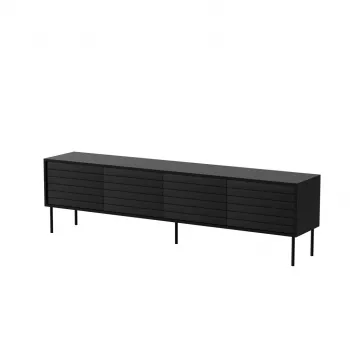 Mueble TV Cama CORTINA 4D 200x40x55 negro