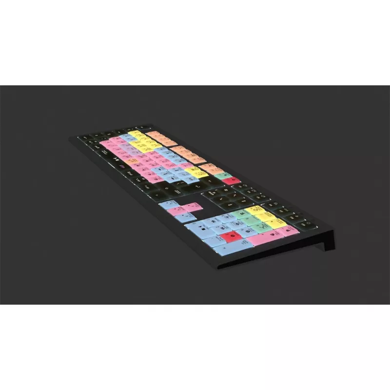 Logickeyboard ASTRA 2 USB QWERTY teclado negro tamaño completo 104 teclas