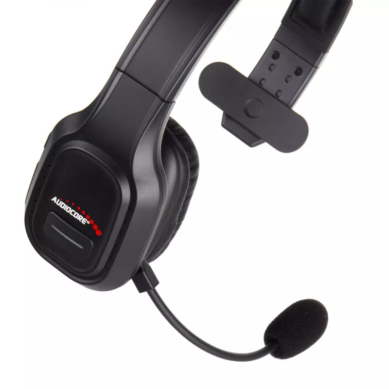 Auriculares Bluetooth Audiocore 74452 cancelación de ruido micrófono call center Google Siri oficina inalámbricos