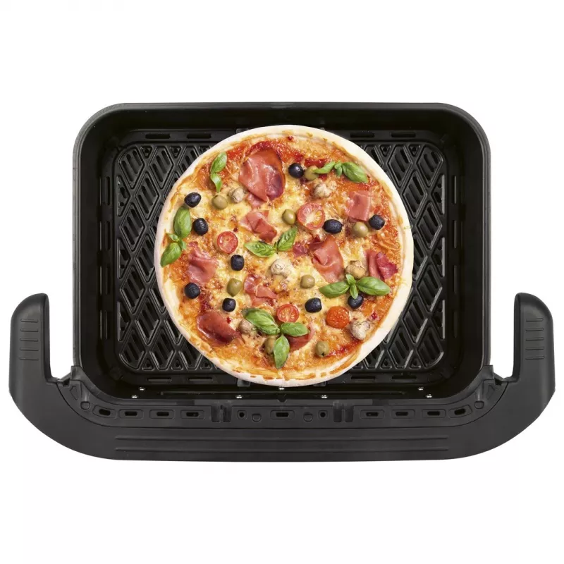 ProfiCook PC-FR 1313 H freidora de aire doble, 10 L, 2400 W, negro/acero inoxidable