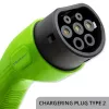 Cargador móvil para vehículos eléctricos QOLTEC 52468 Type 2, 3,5 kW, 16 A, cable de 5 m, IP65