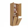 Top E Shop NEL 2K DD ART KPL armario de almacenaje para baño, roble