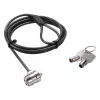 Dicota Cable de seguridad T-Lock Base, con llave, ranura 3x7mm