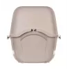 Arenero para gatos DIAMENTIQ BAYA, plástico, puertas reversibles, 55,5×40×38,7 cm, beige