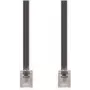 Cable de teléfono e+p T 11 3 m transparente negro