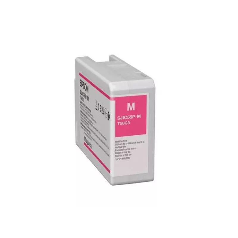 Cartucho de tinta Epson SJIC55(M) para ColorWorks CW-D6500/D6000, magenta