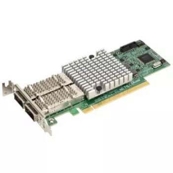 Supermicro Tarjeta de red dual-port QSFP28 100Gbit LP CX-4 EN AOC-S100G-M2C Single