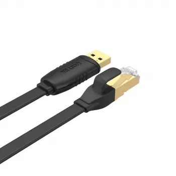 UNITEK Y-SP02001B cable de red negro 18 m