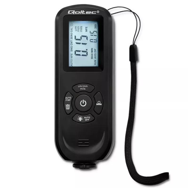 Medidor de espesor de capas QOLTEC 50646 LCD 0–2000 µm