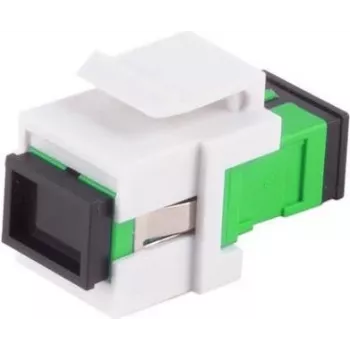 Conector de fibra óptica SC/SC hembra/hembra pasamuros ShiverPeaks BS08-10211