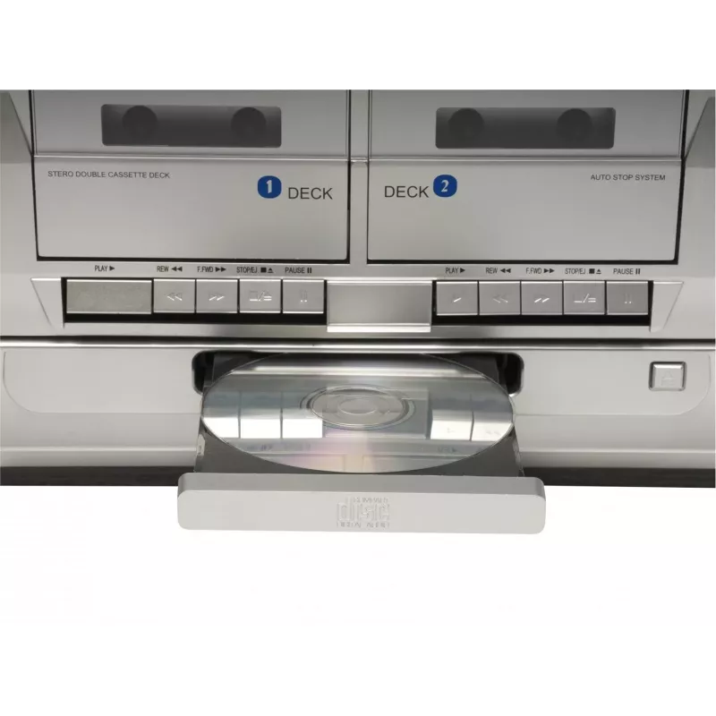 Denver MRD-166 equipo de música DAB+ con tocadiscos, reproductor de CD y casete
