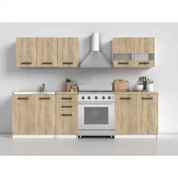 Topeshop KUCHNIA SET SONOMA conjunto de muebles de cocina/comedor