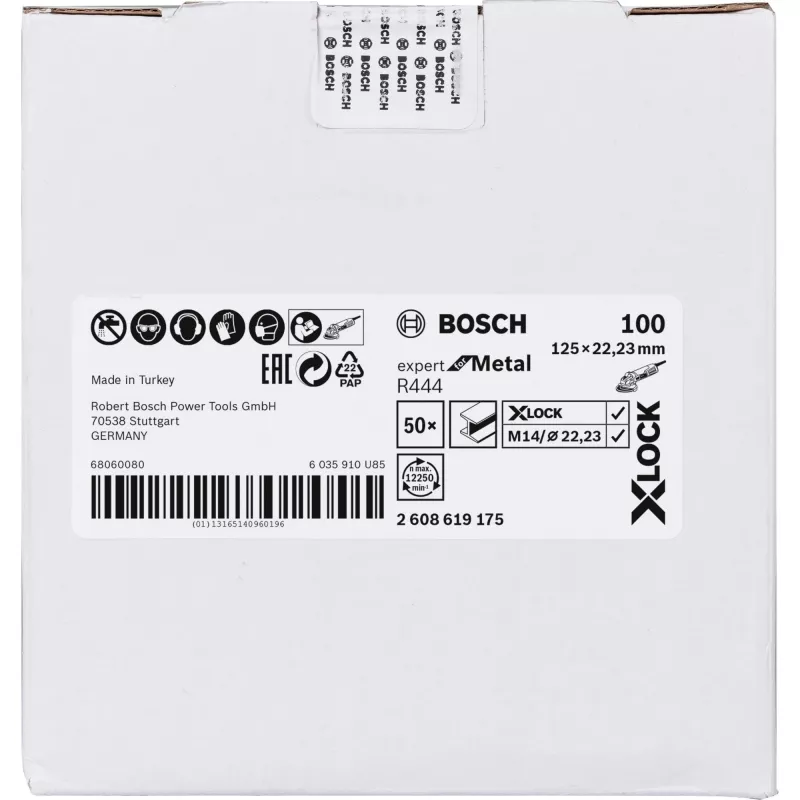 Bosch 2 608 619 175 disco de amolar de acero para herramienta rotativa