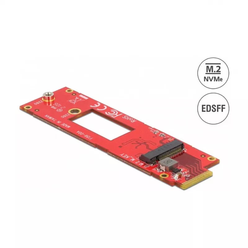 Convertidor EDSFF E1.S a ranura M.2 Key M NVMe DeLOCK 63797