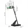 Estructura para canasta de baloncesto Salta Guard 138 x (296–371) x 240 cm, modelo 5134