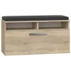 Zapatero cerrado Top e Shop RIVA SZAFKA SONOMA — acabado roble, 850×460 mm, tablero aglomerado de 16 mm
