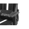 Silla gaming FURY Avenger XL Universal con asiento acolchado negro y blanco