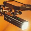 Rockbros RHL1500 luz delantera para bicicleta, 1500 lm, 5000 mAh, IPX6, negro