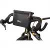 Morobbia Speedster 2en1, cesta/bolsa de bicicleta (negra, bolsa de manillar 1,5 L)