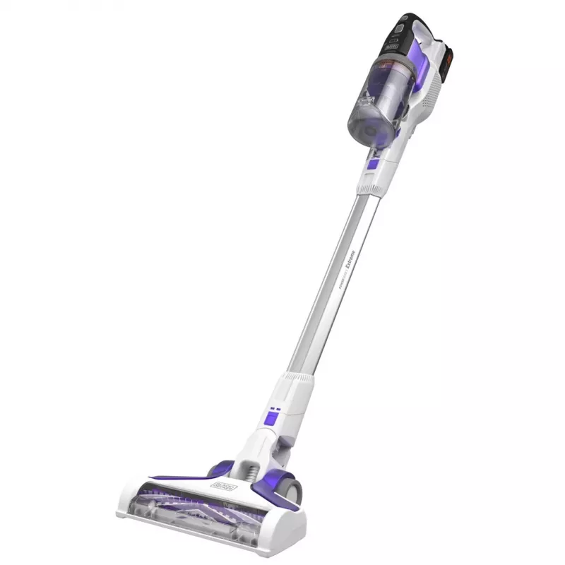 Aspirador escoba Black & Decker BHFEV1825CP aspirador de batería 2 en 1 en seco sin bolsa blanco 2,5 Ah