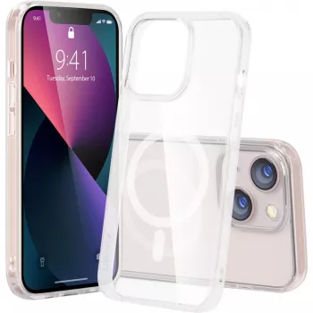 StyleShell SHOCKFlex, funda para móvil transparente, iPhone 16 Plus, compatible con MagSafe