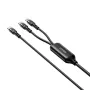 Cable USB-C 2 en 1 Unitek C14146ABK01 1,8 m, USB-C a USB-C, 100 W PD, negro