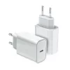 Cargador universal USB C 20W Power Delivery blanco