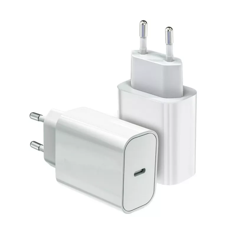 Cargador universal USB C 20W Power Delivery blanco