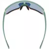 Gafas multisport UVEX sportstyle 235 — unisex, montura semial aire, verde/rojo