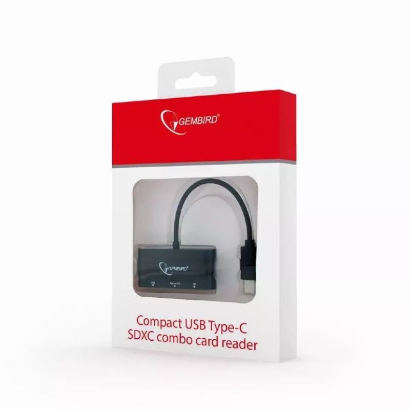 Lector de tarjetas USB-C SDXC/combo/negro