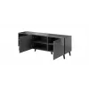 Mueble RTV ABETO 150x42x52 grafito/brillante