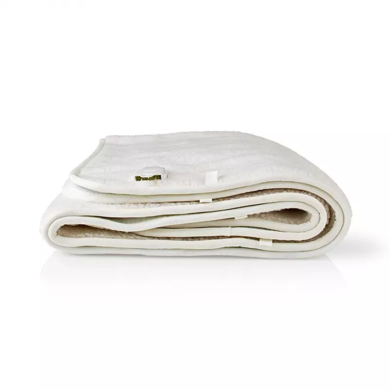 Manta eléctrica de cama individual Nedis PEBL120CWT1, 150 x 80 cm