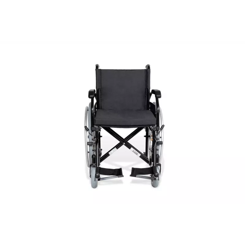 Silla de ruedas manual REHA FUND RF-1 Cruiser, ancho de asiento 48 cm, plegable, 4 ruedas, carga máx. 120 kg