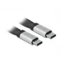 Cable USB DeLOCK 85926 USB 3.2 Gen 2 0,22 m USB C negro plata