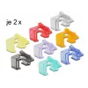 Clip para cable DeLOCK 86420 RJ45 Multicolor 16 uds.