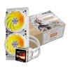 Refrigeración líquida de CPU Darkflash DE240 (blanca) – radiador de 240 mm, circuito AIO cerrado