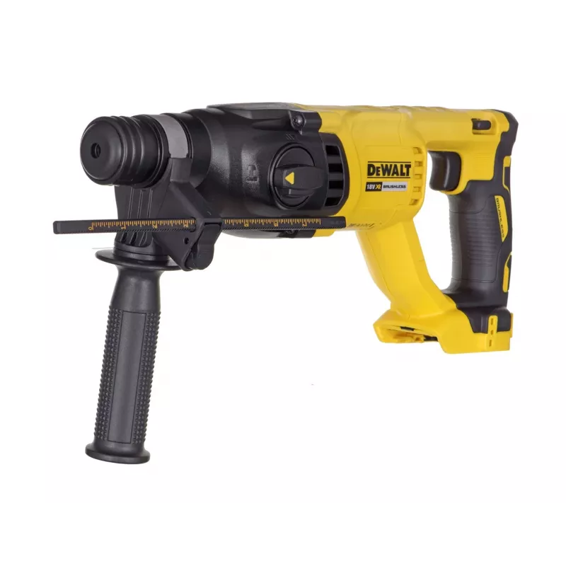 Martillo perforador DeWalt DCH133N-XJ, 18V inalámbrico, batería 5 Ah, SDS‑Plus, 2.6 J de impacto, broca para hormigón 26 mm