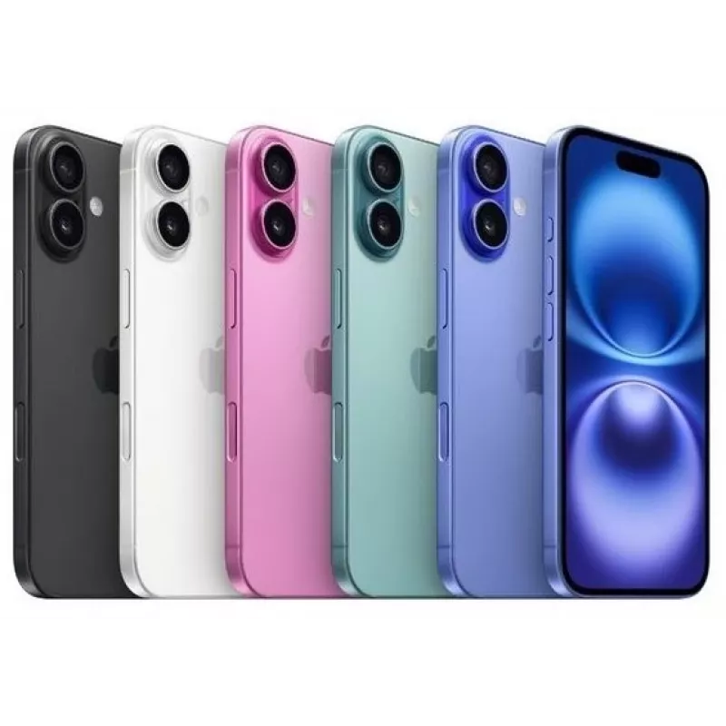 Smartphone Apple iPhone 16 6,1 pulgadas 128 GB negro