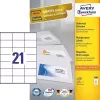 Etiquetas autoadhesivas rectangulares Avery 3481 permanente blanco 2100 uds.