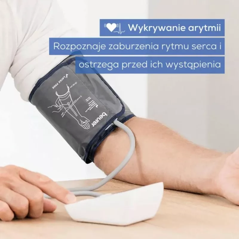 Tensiómetro de brazo Beurer BM 27+, blanco/negro
