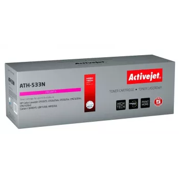 Tóner Activejet ATH-533N (sustituto de HP 304A CC533A, Canon CRG-718M; Supreme; 3200 páginas; magenta)