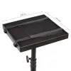 Soporte de proyector portátil ajustable MACLEAN MC-920, altura hasta 1,2 m, trípode ligero